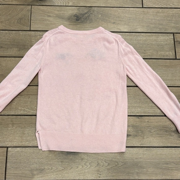 Womens Kate Spade Pink Winking Eye Wool Blend Crewneck Sweater Size Extra Small - Picture 5 of 6